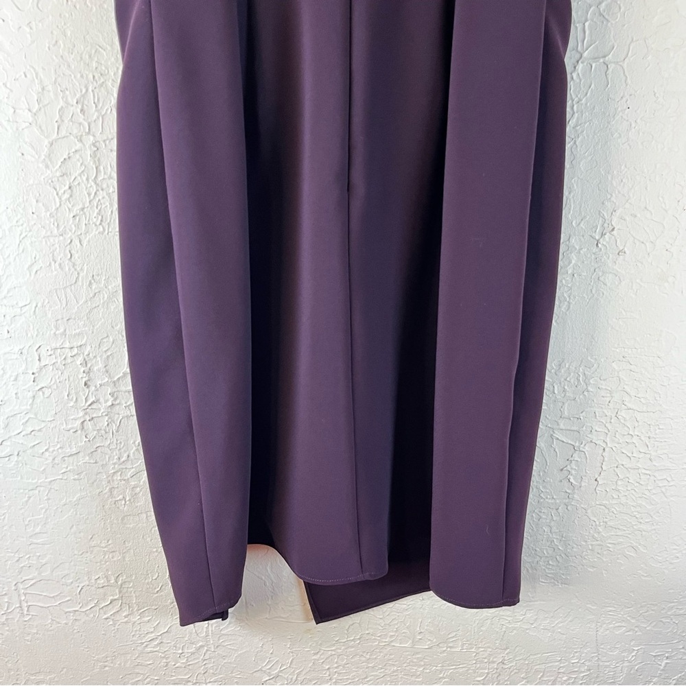 Amanda Uprichard Primrose Mini Dress in Black Cherry - Picture 11 of 13
